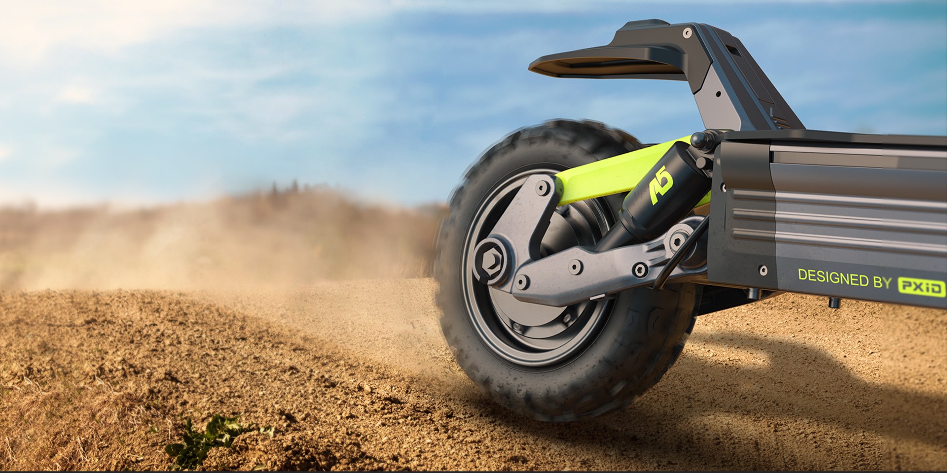 革新の4リンクスプリングサスペンションシステム