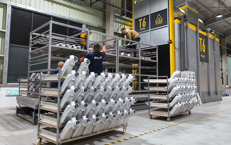 T6フレーム熱処理ライン