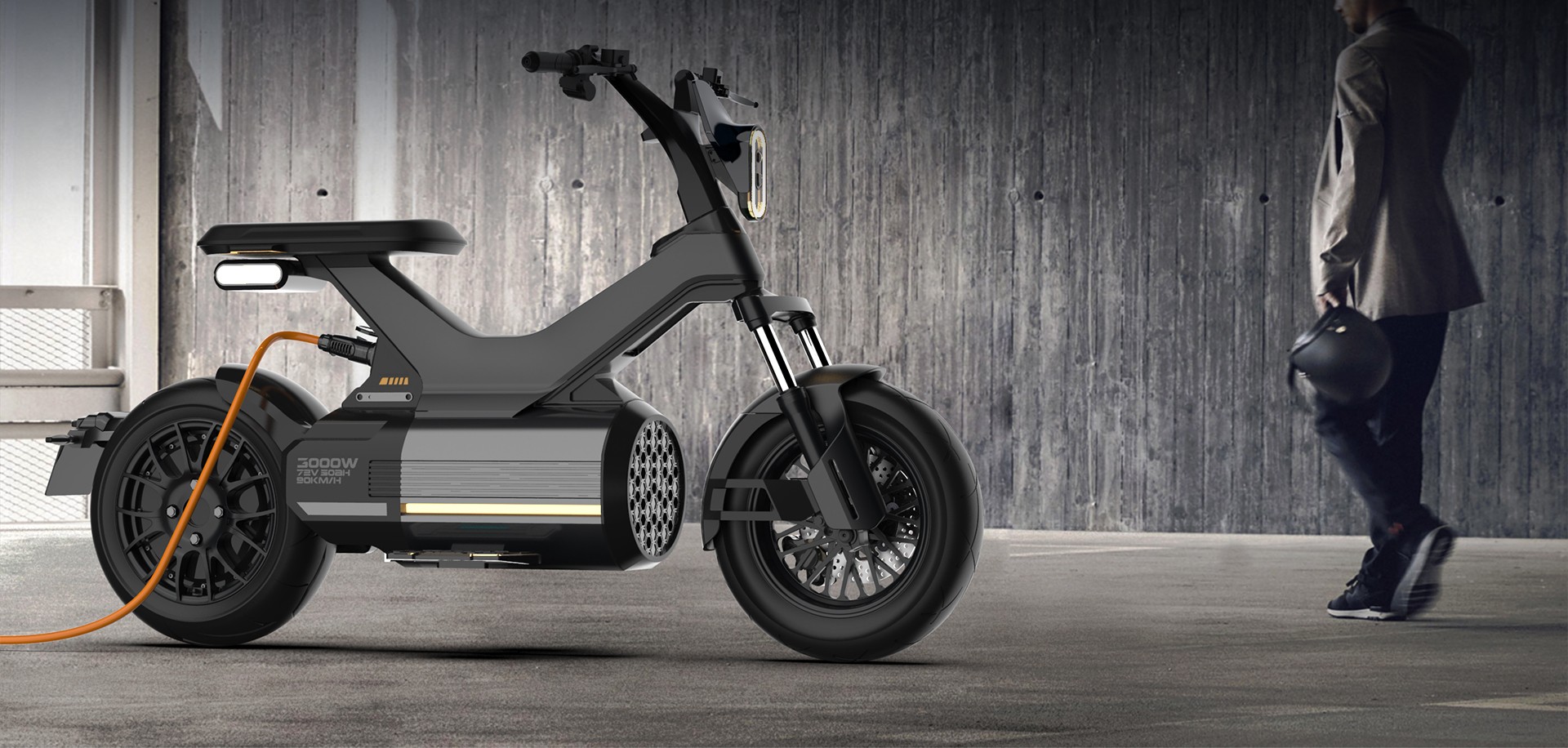 革新的な外観と精密構造が<br> 電動オートバイの新基準を定義